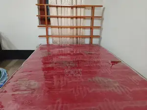 Brand New 3x7 Bed Made of Akashmoni Wood with Mattress