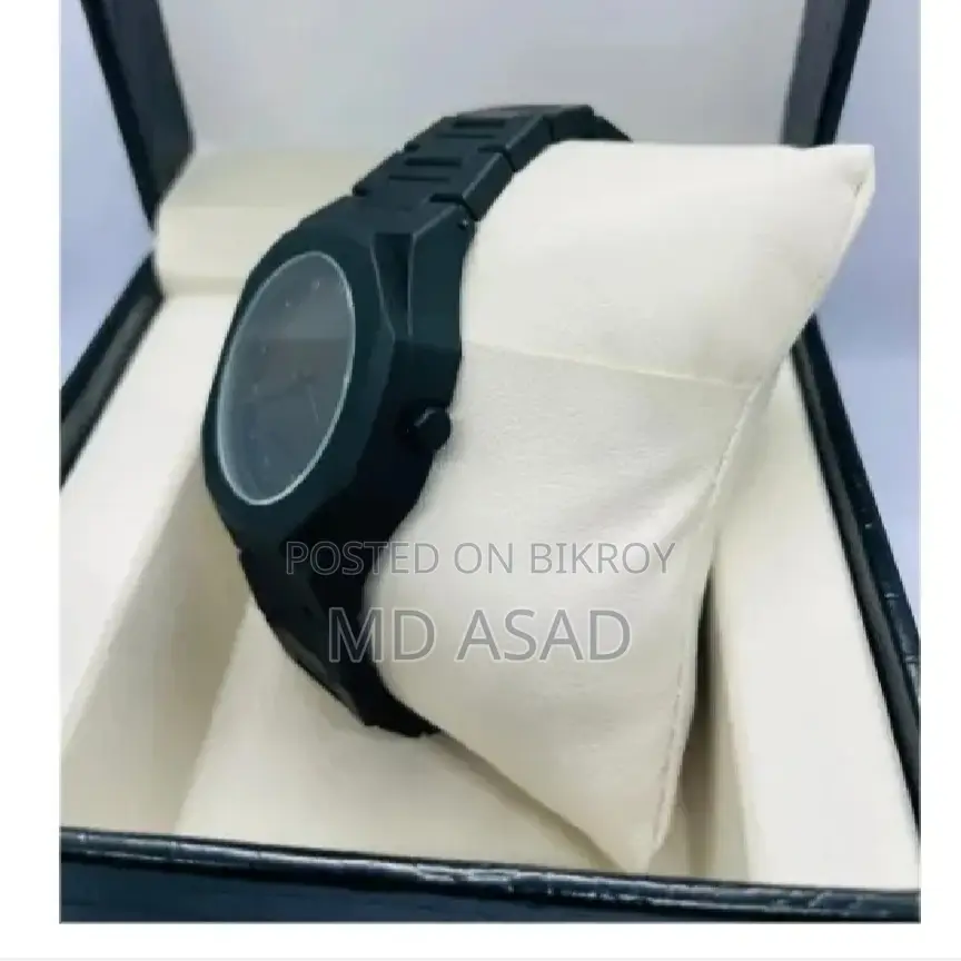 Luxury Full Black Arabic Dial Watch - Premium Quality