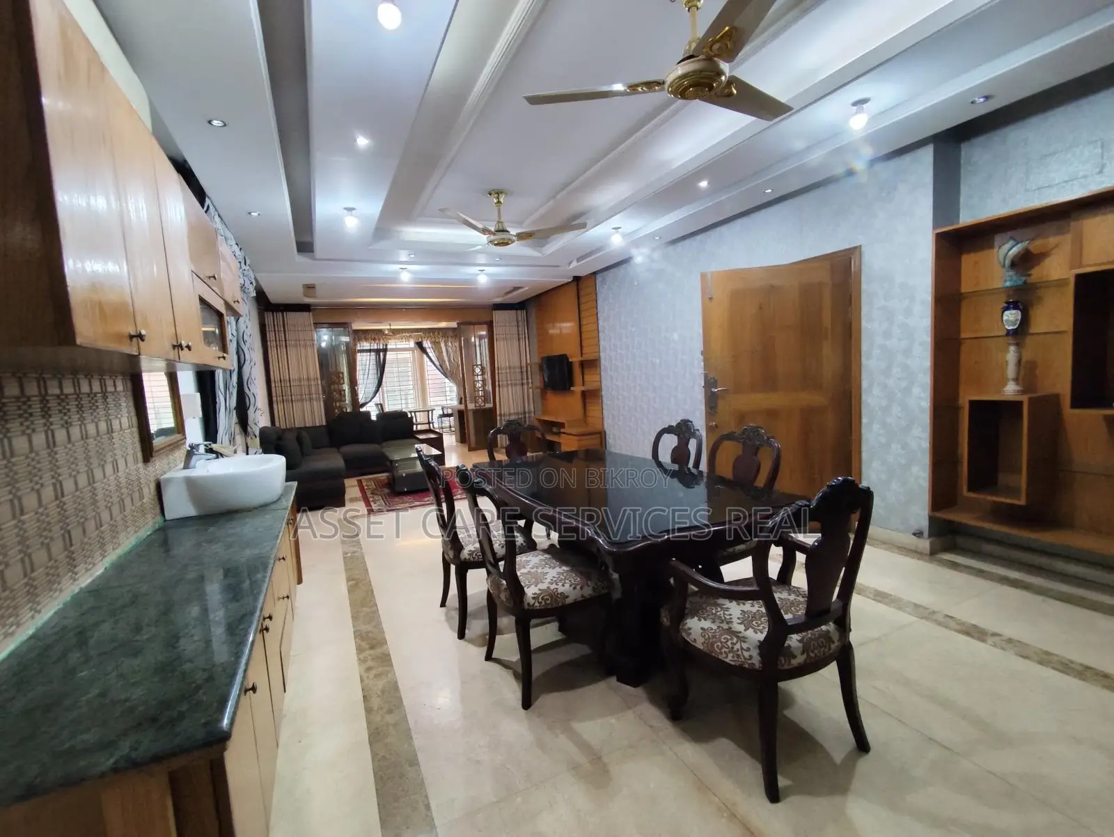 Fully-Furnished 4-Bedroom Exclusive Apartment for Rent in Baridhara Diplomatic Zone