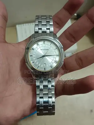 Titan 1555sec ঘড়ি – প্রিমিয়াম স্টিল | এনালগ + তারিখ