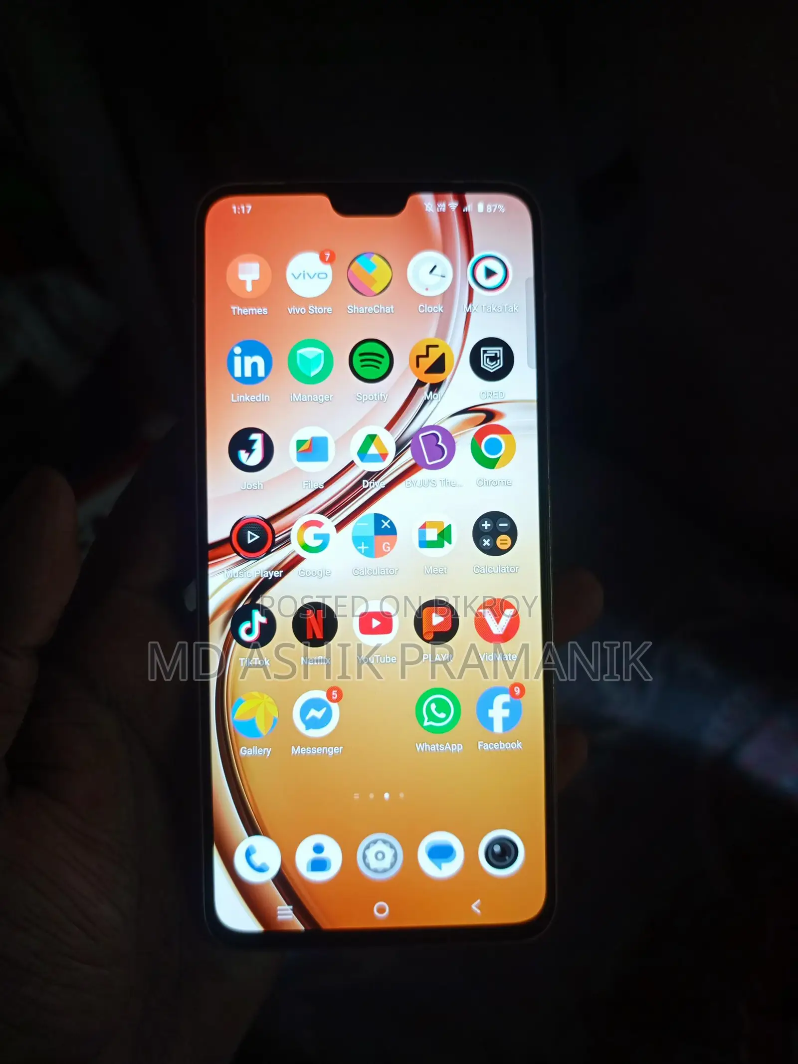 Vivo V23 5G জেনুইন 8/128 (Used)