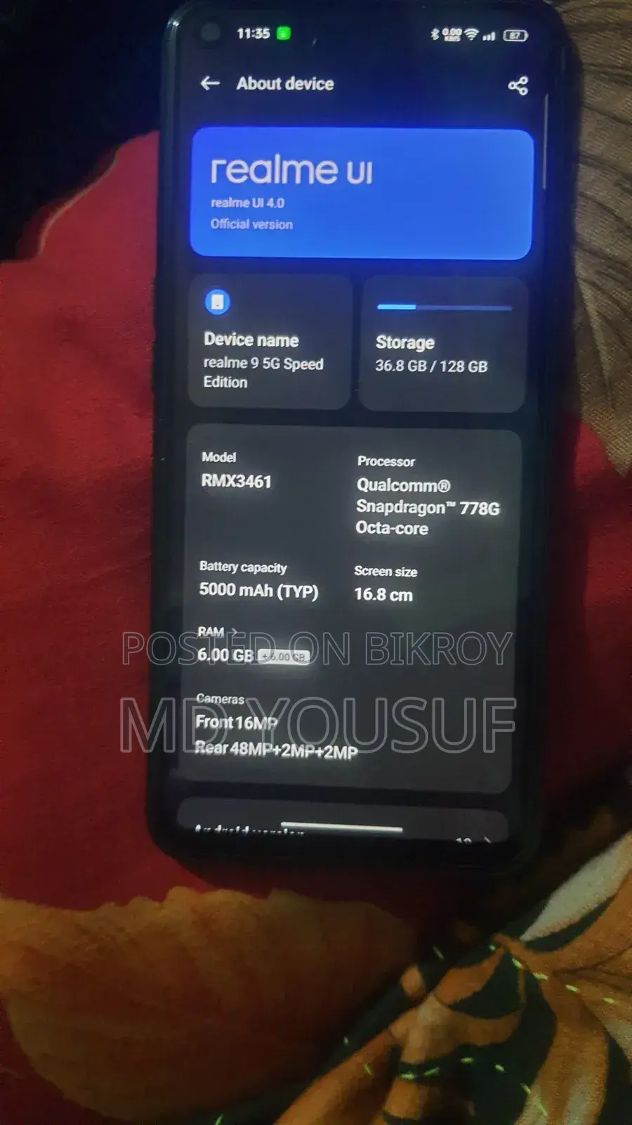 Realme 10 128 GB Purple