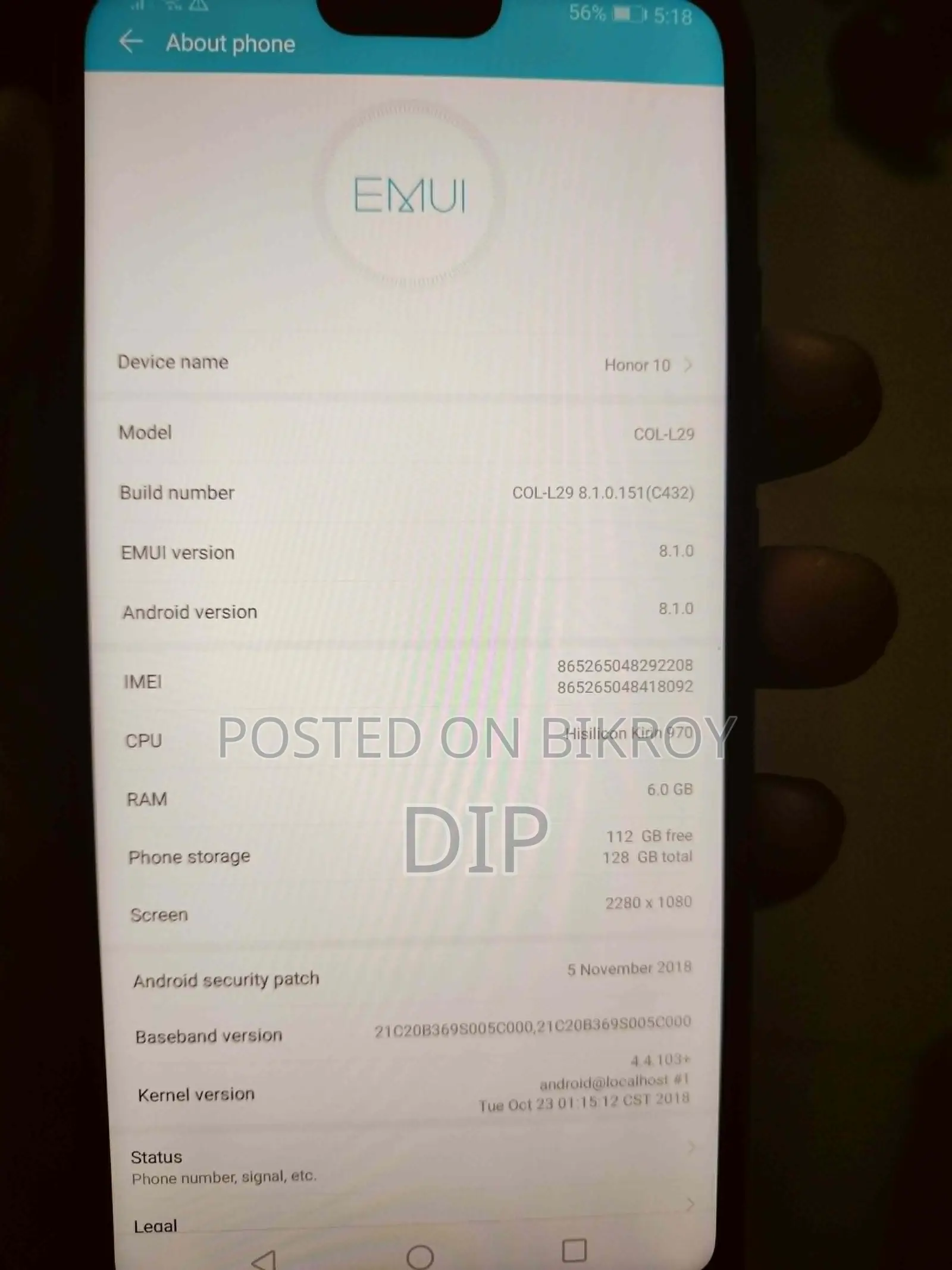 Honor 10 (Used)