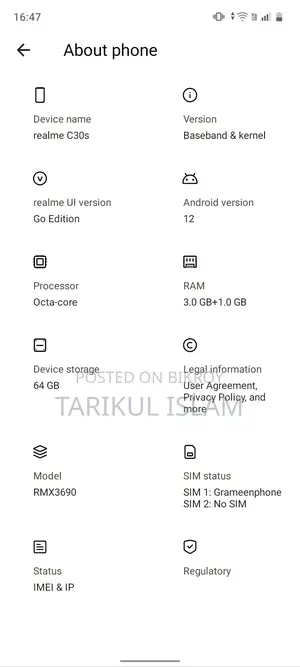 Realme C30 (Used)