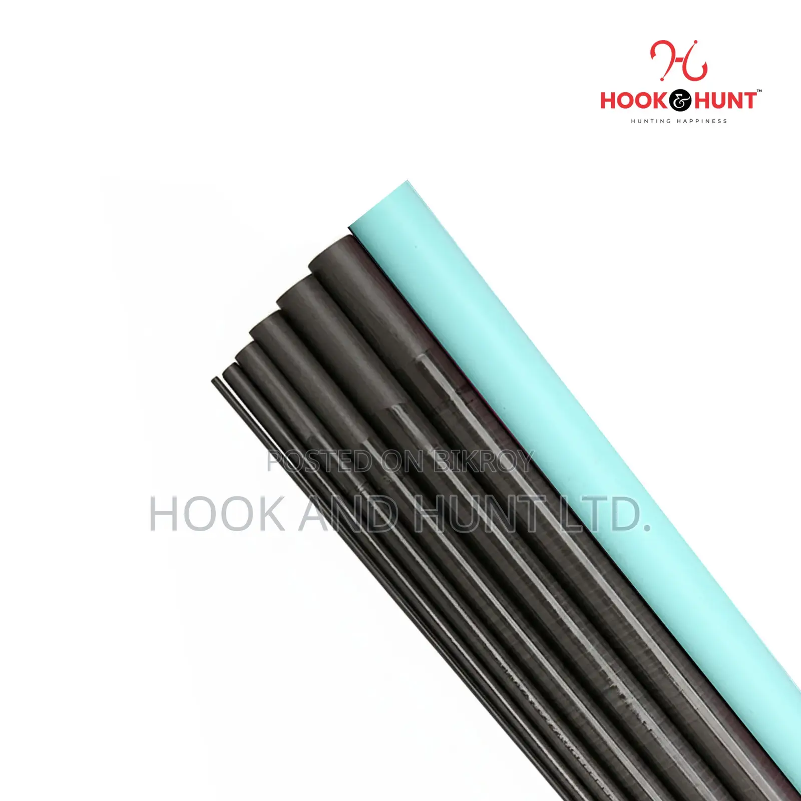 Sky Blue Carbon Stream Rod 300–450cm: Ultra-Light & Sensitive