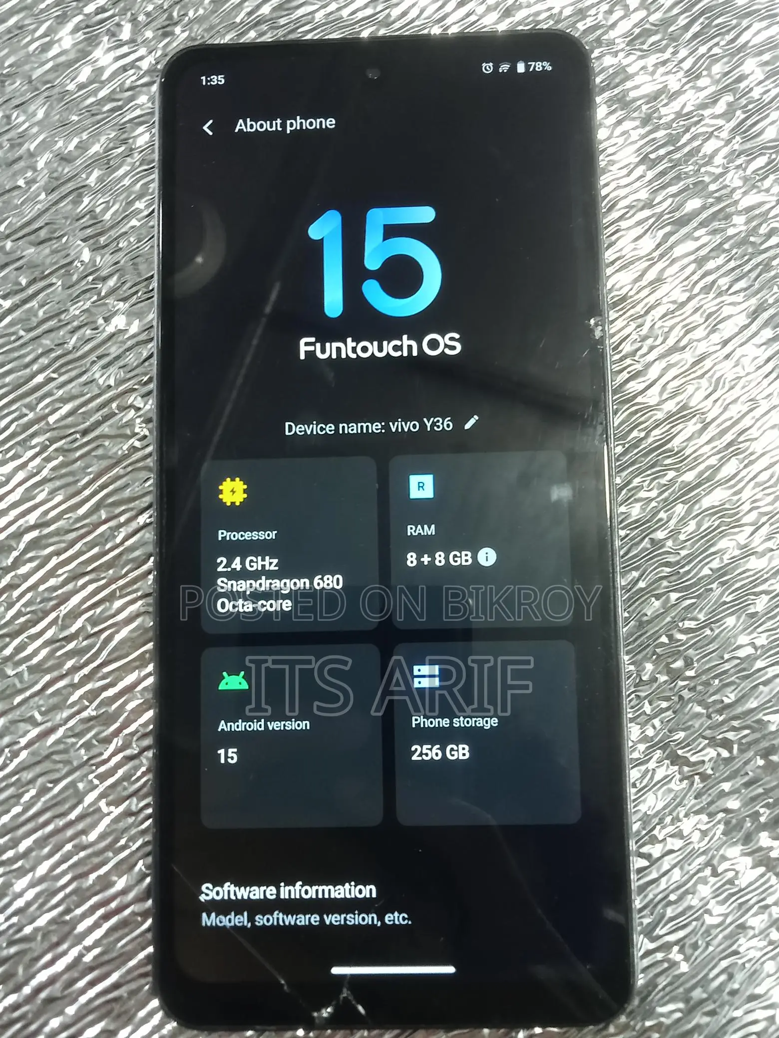 Vivo Y36 (Used)