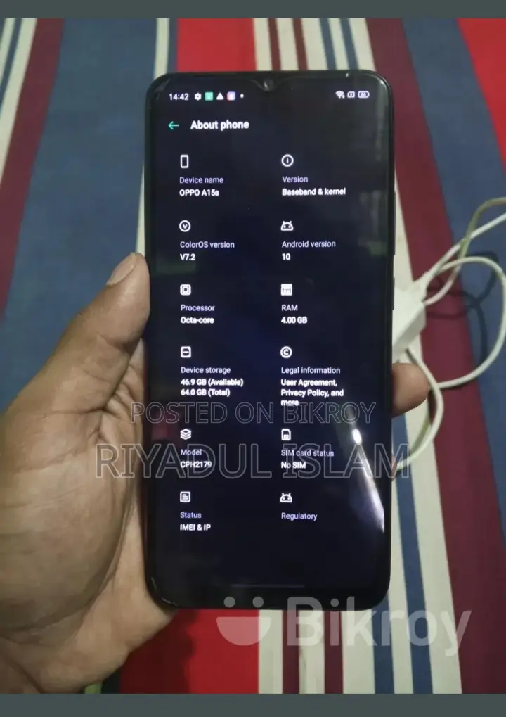 OPPO A15s (ব্যবহৃত)