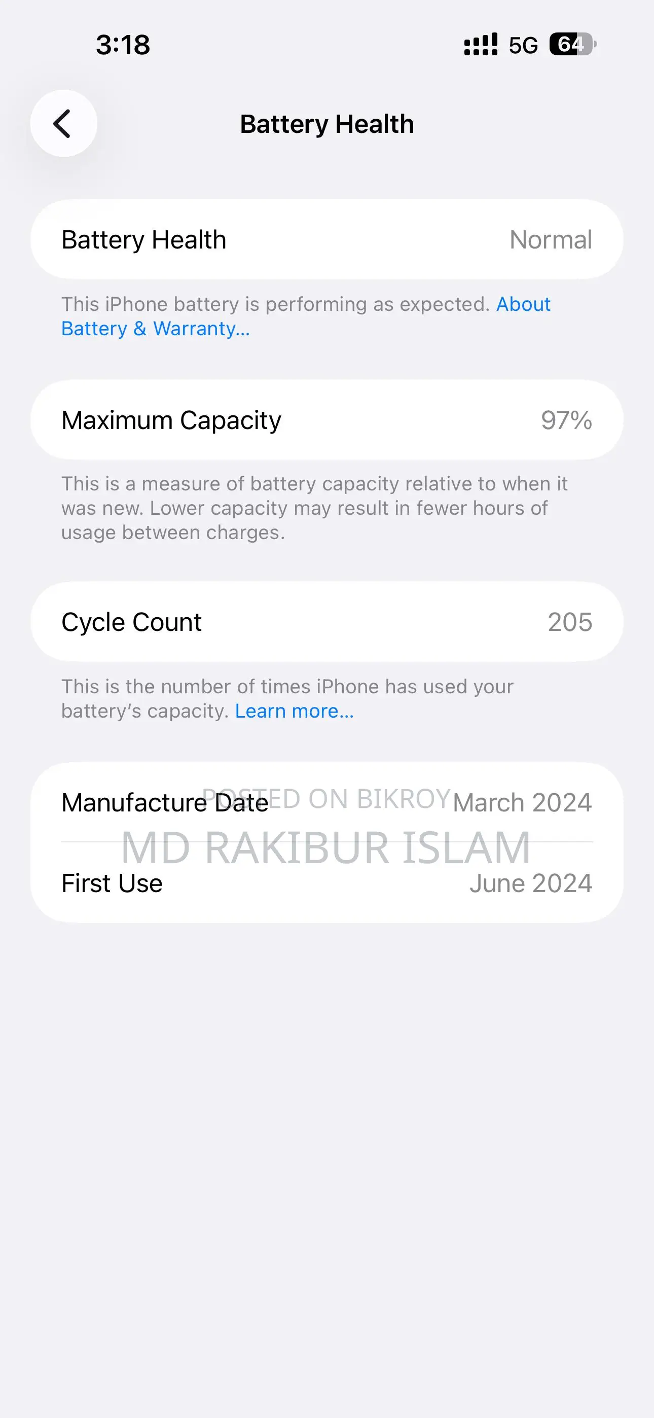 Apple iPhone 15 Pro Max (Used)