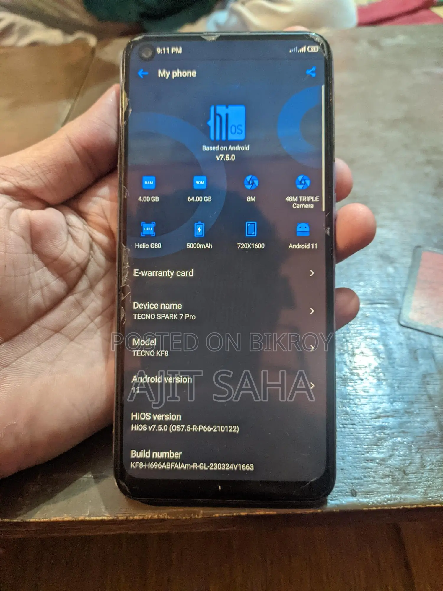 Tecno Spark 7 Pro (Used)