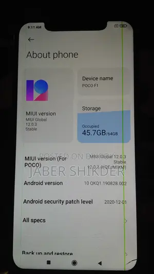 Xiaomi Pocophone F1 . (Used)