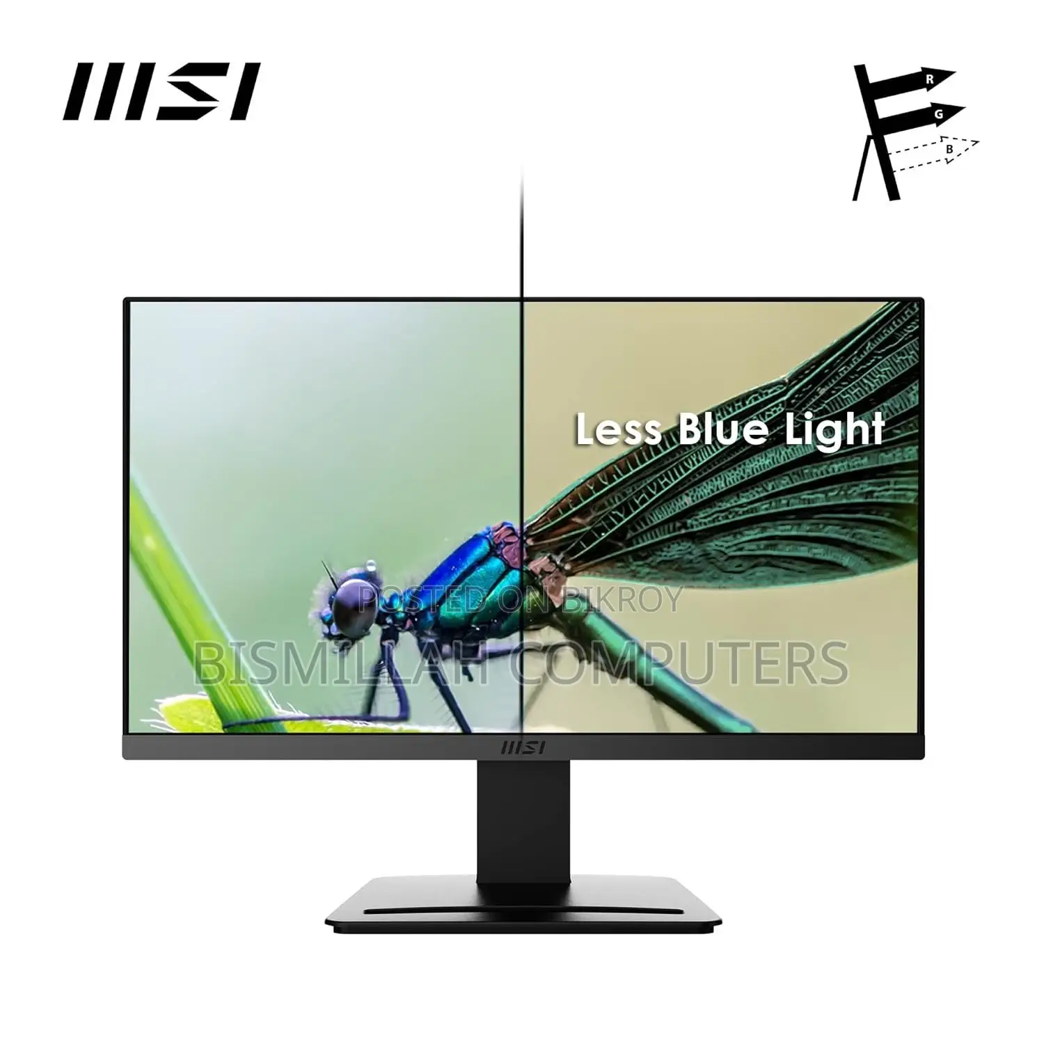 Msi Pro Mp225 100hz Ips Series Monitor New Wholesale