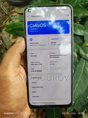 OPPO F21 Pro 8/128 Amoled Display (Used)