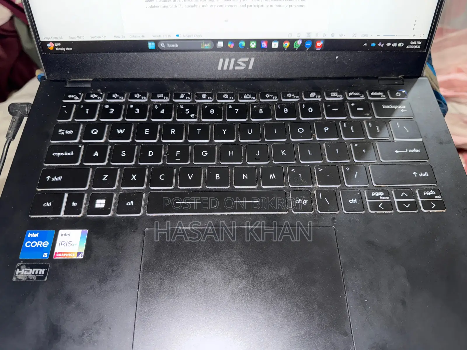 Msi Modern 14 C12mog