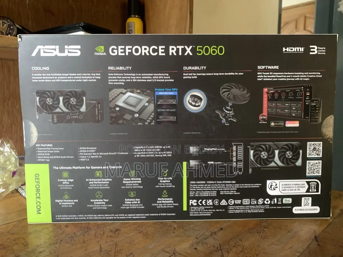ASUS 5060 8GB অফিসিয়াল ব্র্যান্ড নিউ