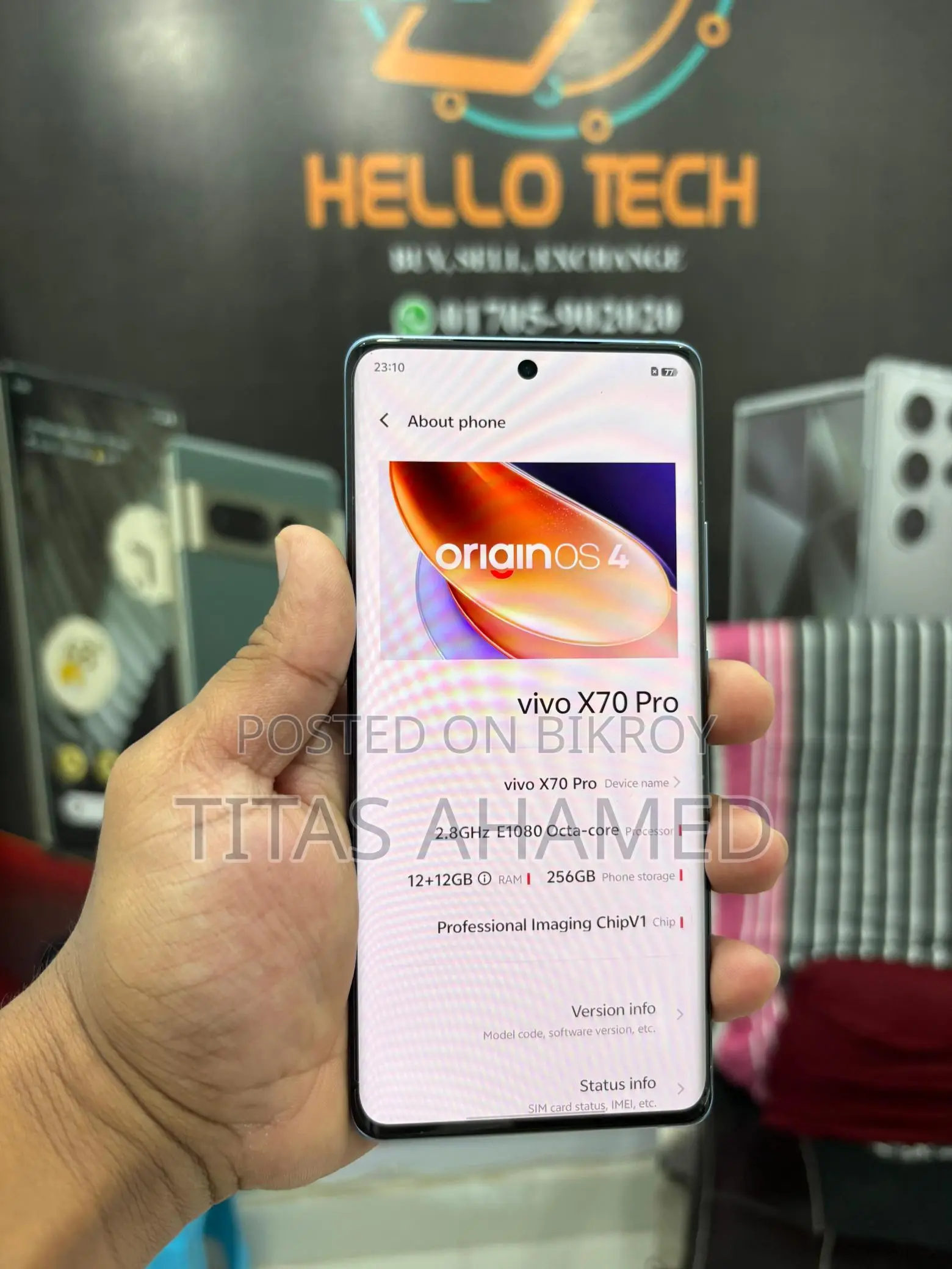 Vivo X70 Pro 12+256 (Used)