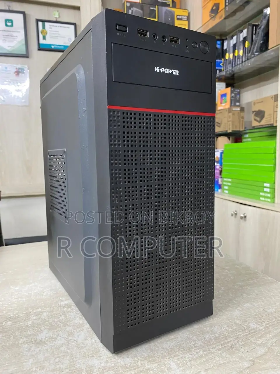 Ready & fresh Desktop PC Intel Core i3 ( 7th Gen)_Ram 4GB SSD 120GB