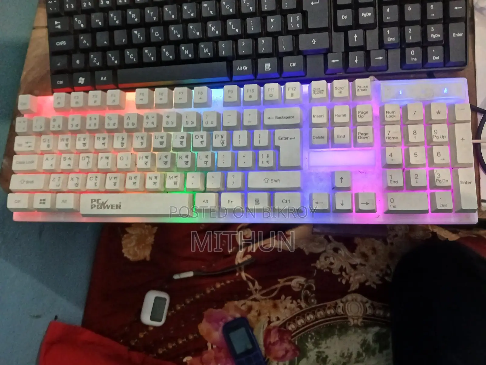 Pc Power RGB Gaming Keyboard Mouse Combo and Sound Box