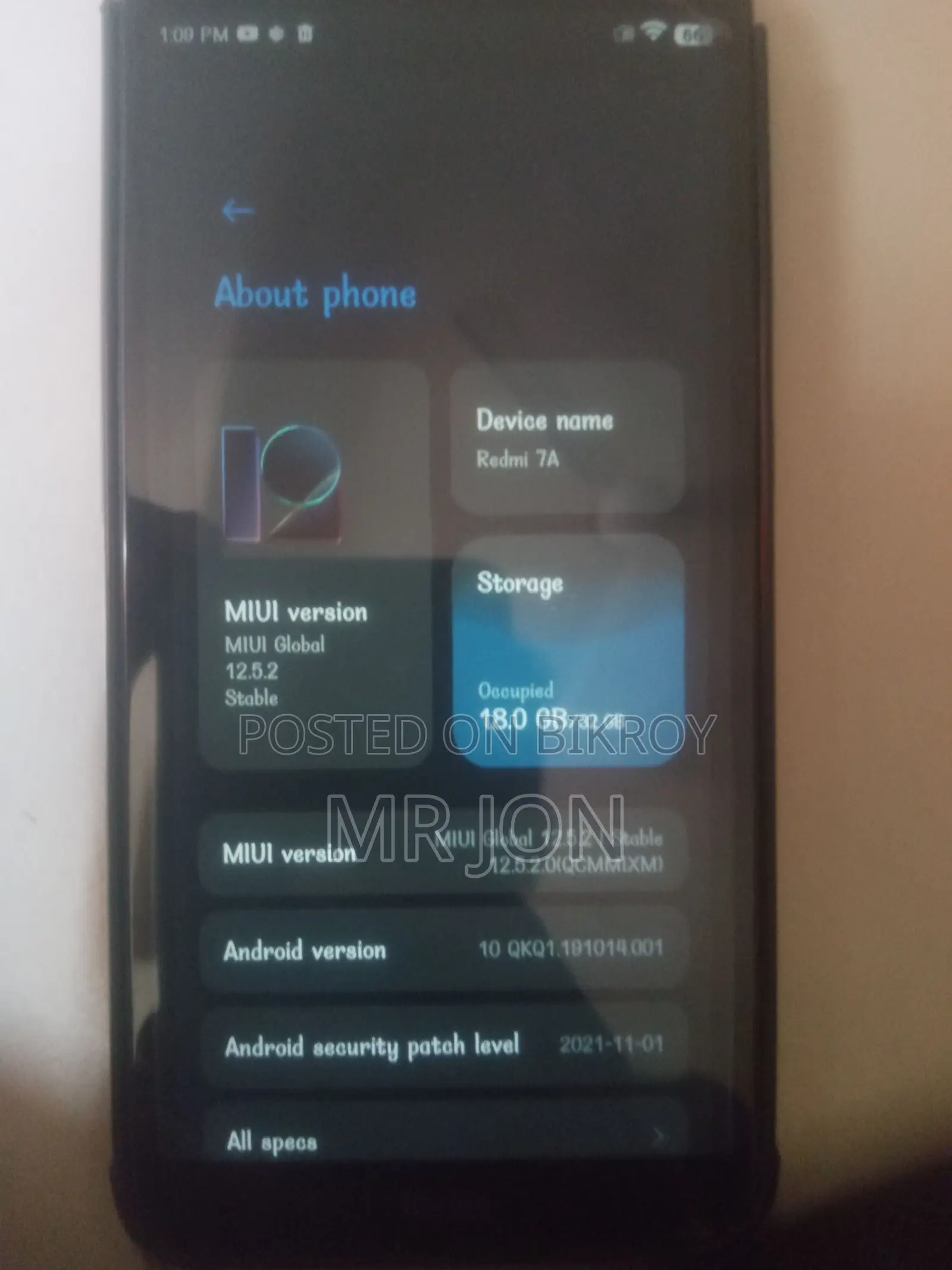 Xiaomi Redmi 7A 32 GB Blue