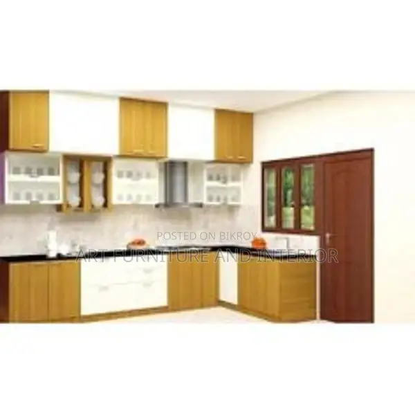 Water Resistant Laminated Board Kitchen Cabinet