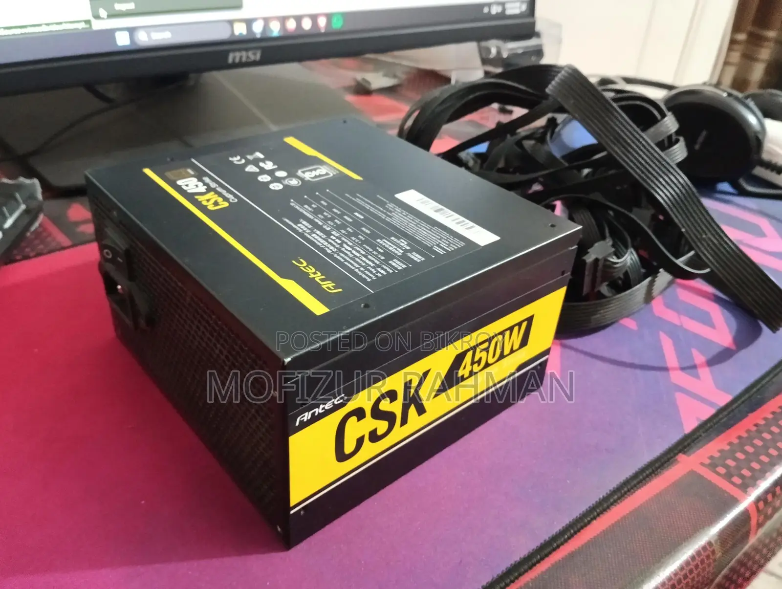 Antec Cuprum Strike CSK 450w 80 Plus Bronze Power Supply