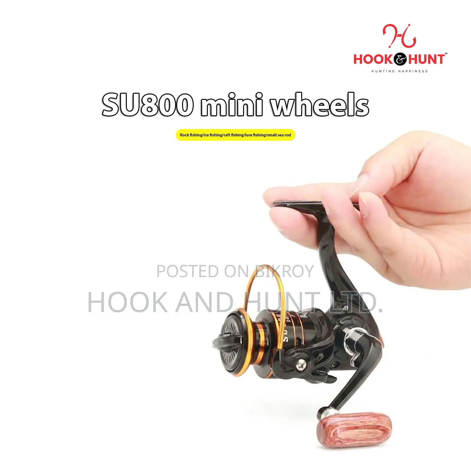SU800 Mini Spinning Reel 190g Pocket Fishing