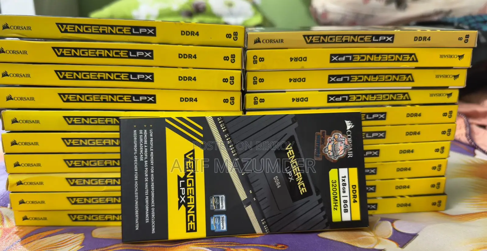 Corsair 8GB DDR-4 Desktop RAM with Lifetime Warranty