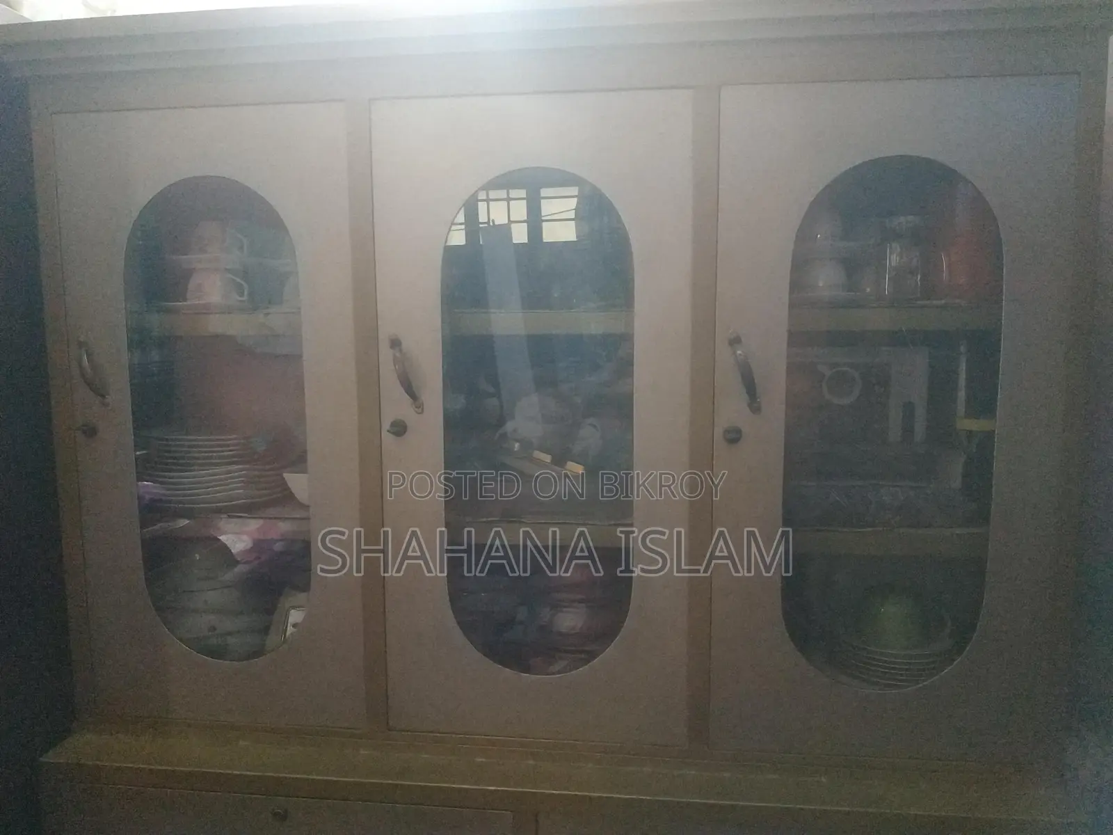 স্টিলের দুই পার্টের কেবিনেট বিক্রি হবে।