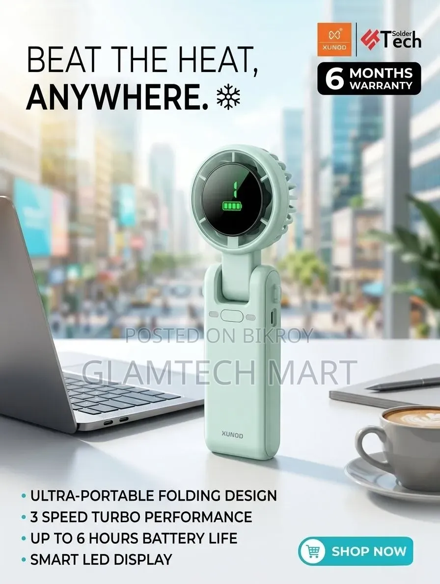 Xunod Handheld Portable Turbo Fan