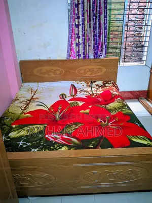মালয়েশিয়ান কাঠের ডাবল খাট বিক্রয়