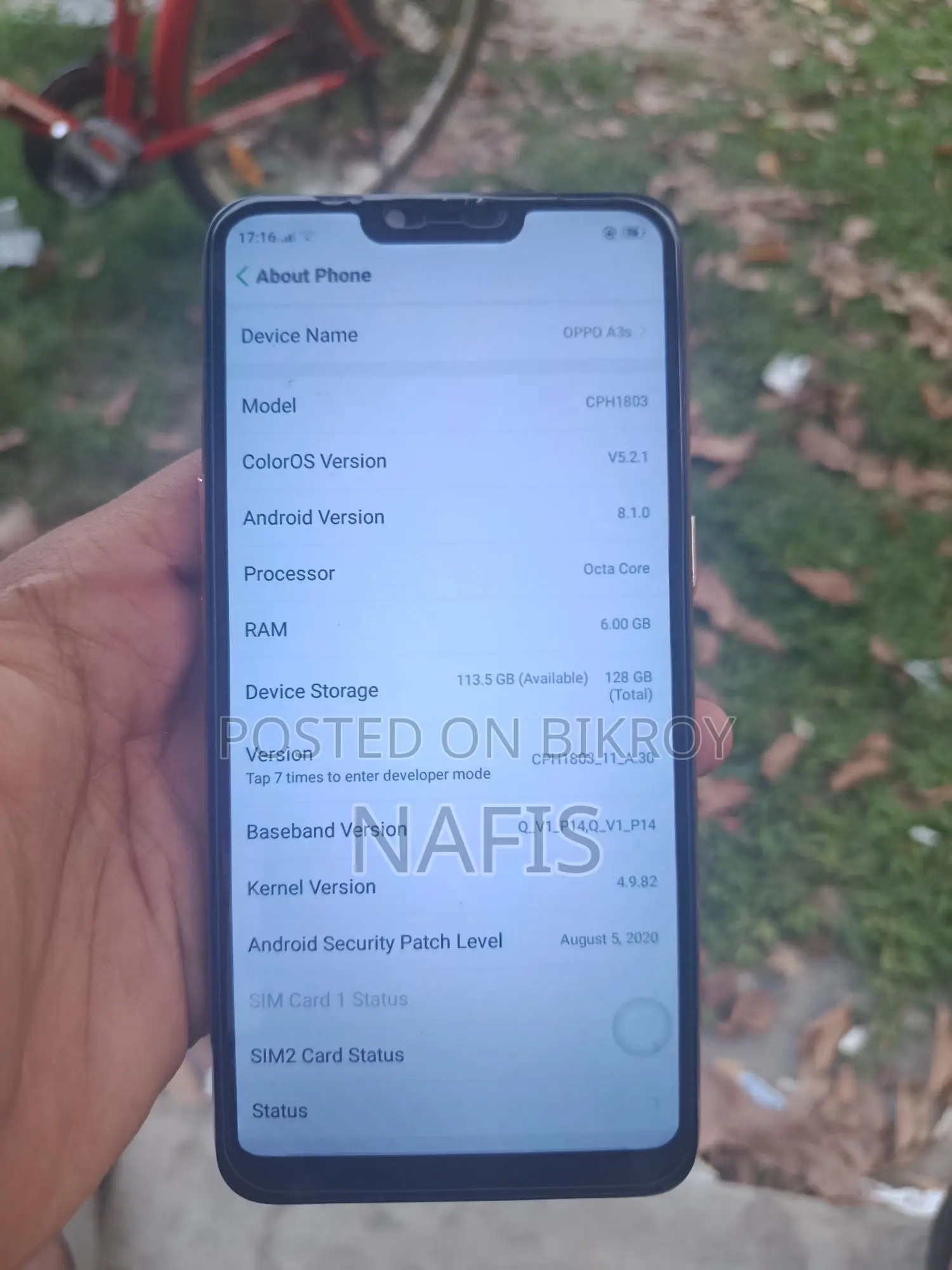 OPPO A3s First (Used)