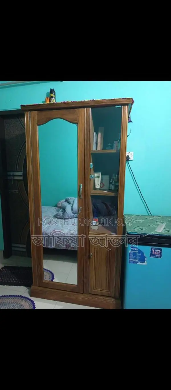 Teak Wood Almirah plus Dressing Table