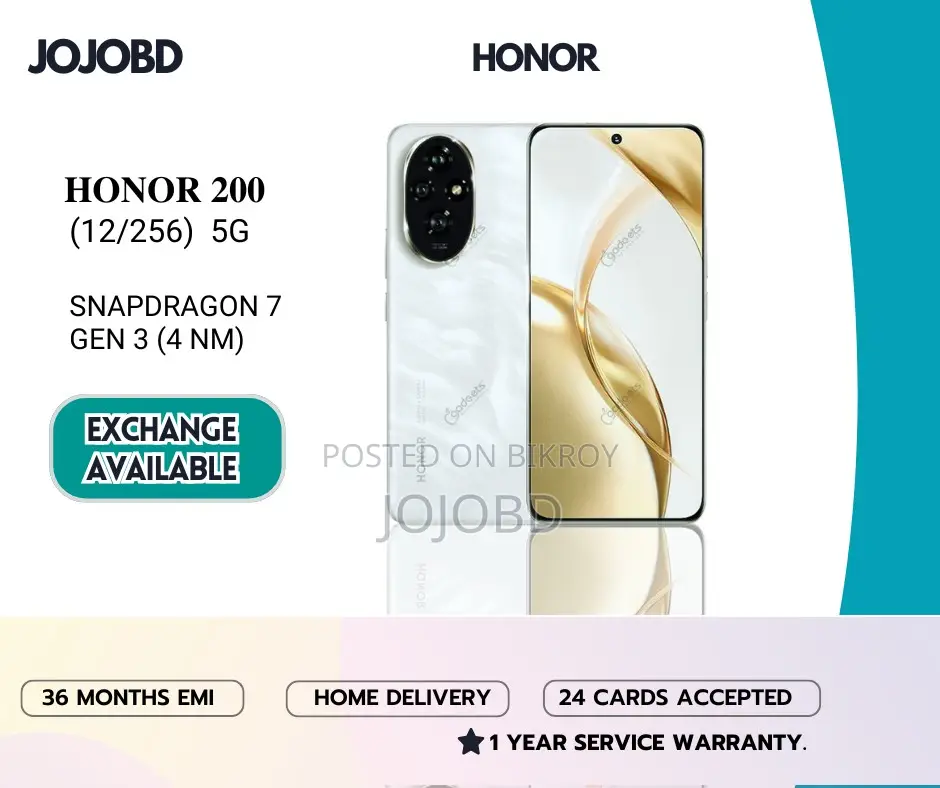 Honor 200 5G 12/512, CHINA. Ctg (Brand New)