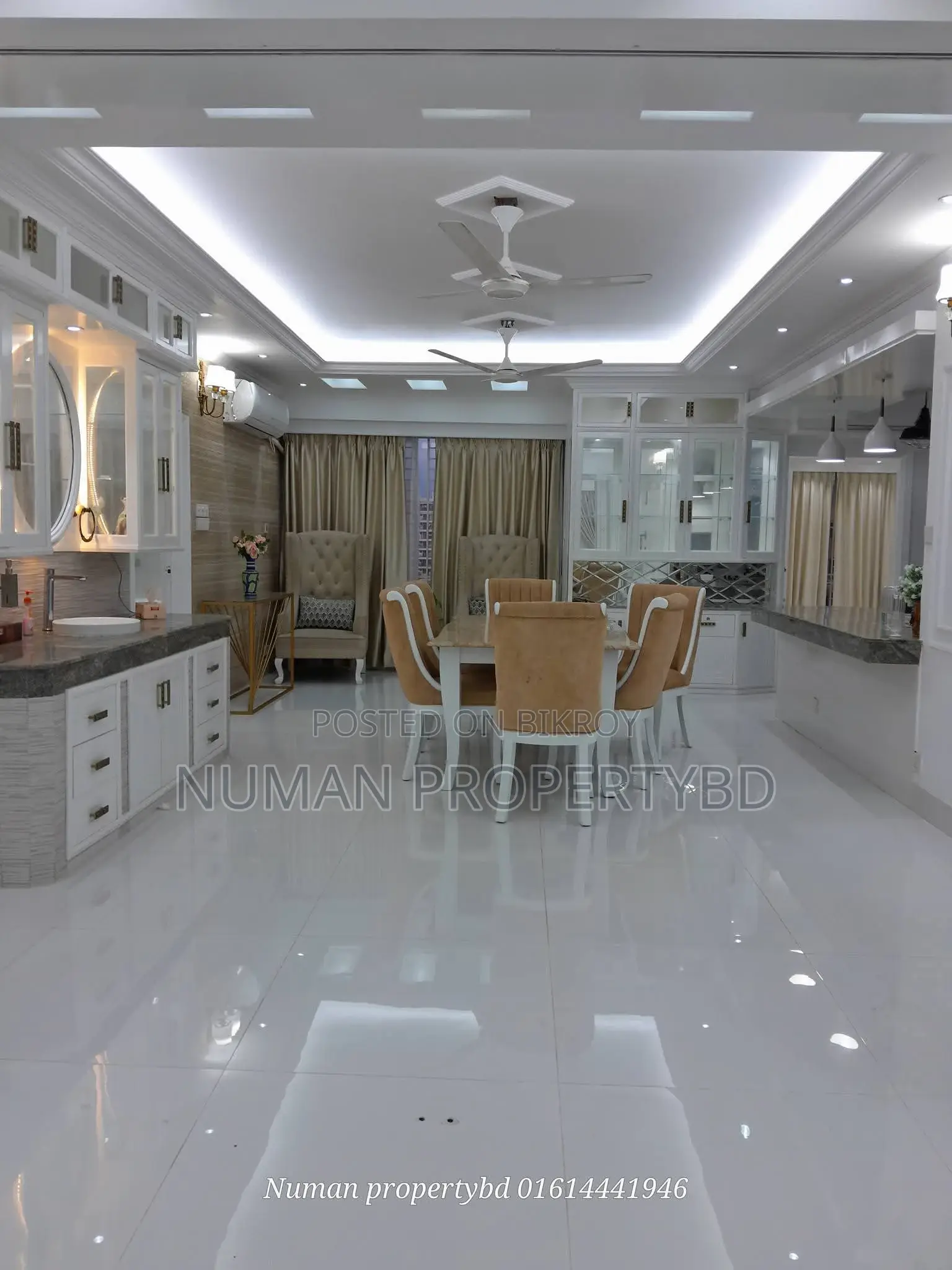 Full furnished flat for rent, new luxury