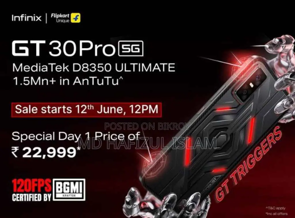 Infinix GT 20 Pro 30pro 5G (Used)