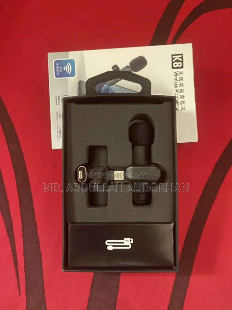K8 Bluetooth Microphone for Android or iPhone. New Condition.