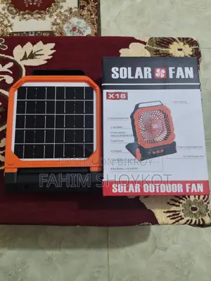 Rechargeable Solar Fan