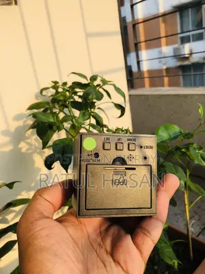 Wooden Cube LED Digital Alarm Clock