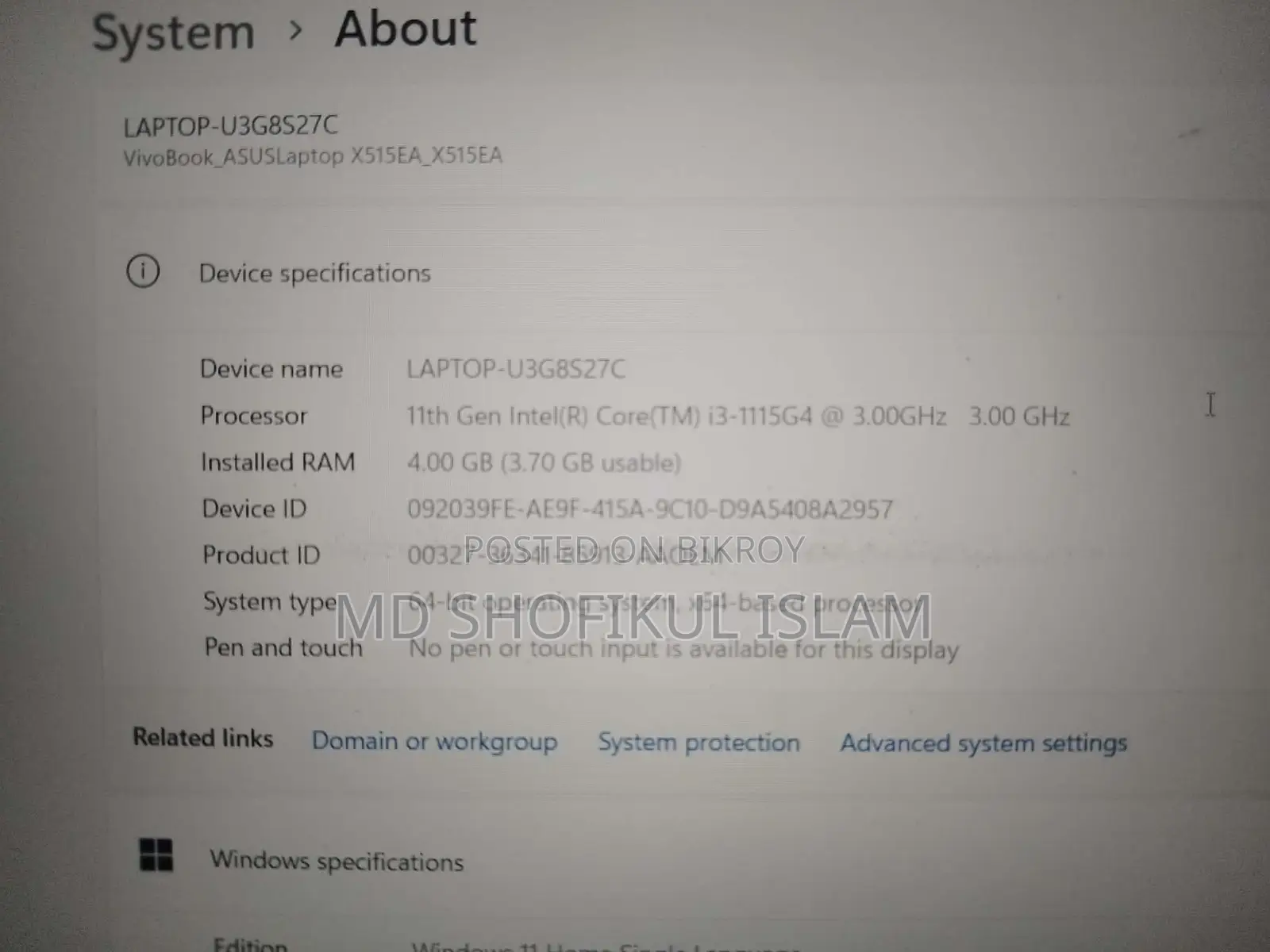 ASUS x515ea