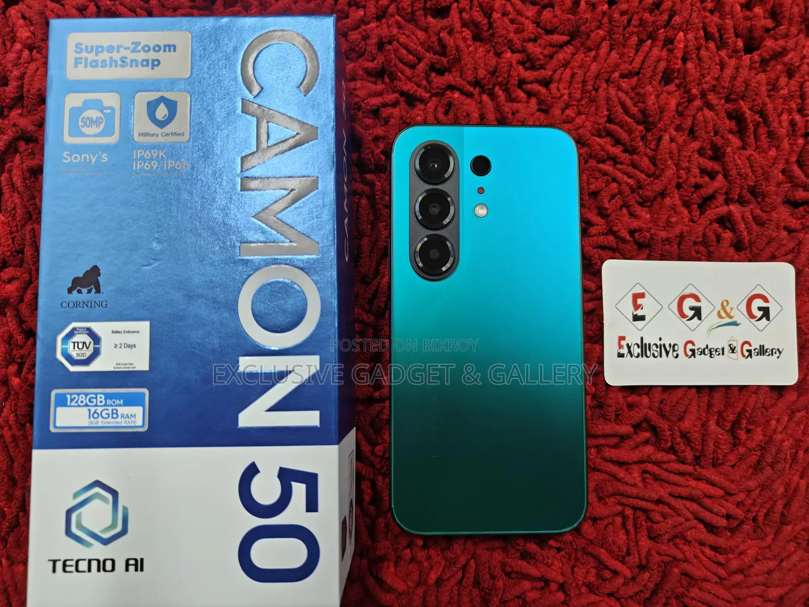 Tecno Camon 50 256 GB Green