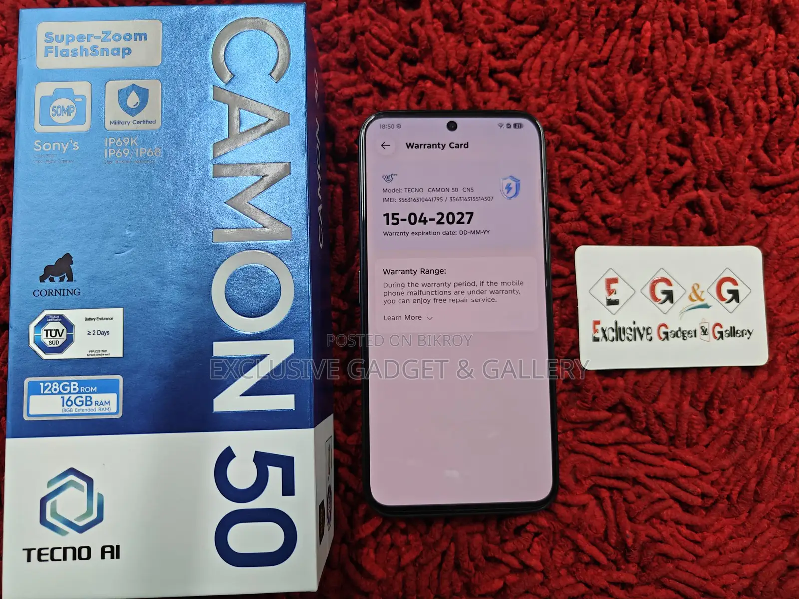 Tecno Camon 50 256 GB Green