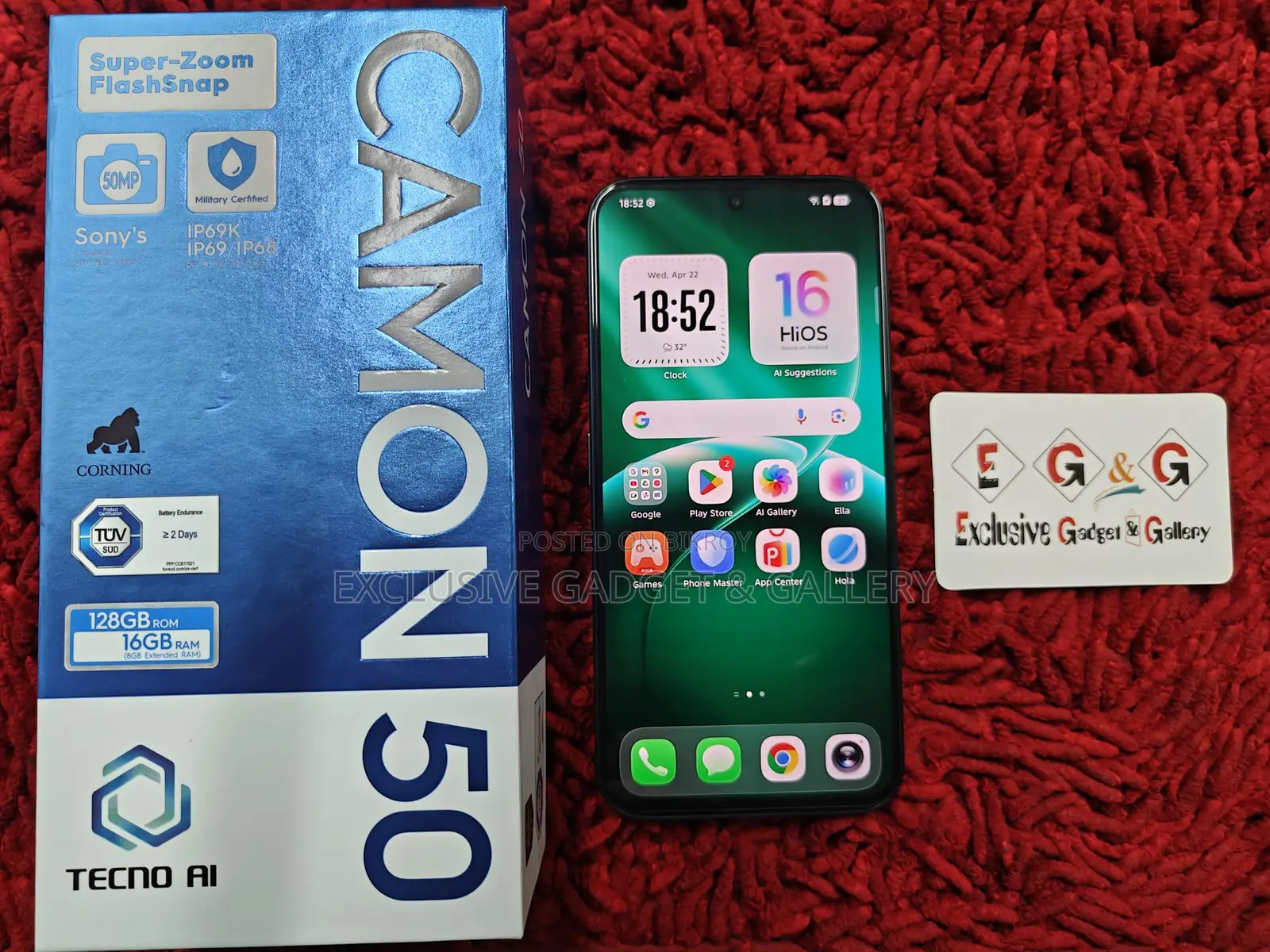 Tecno Camon 50 256 GB Green