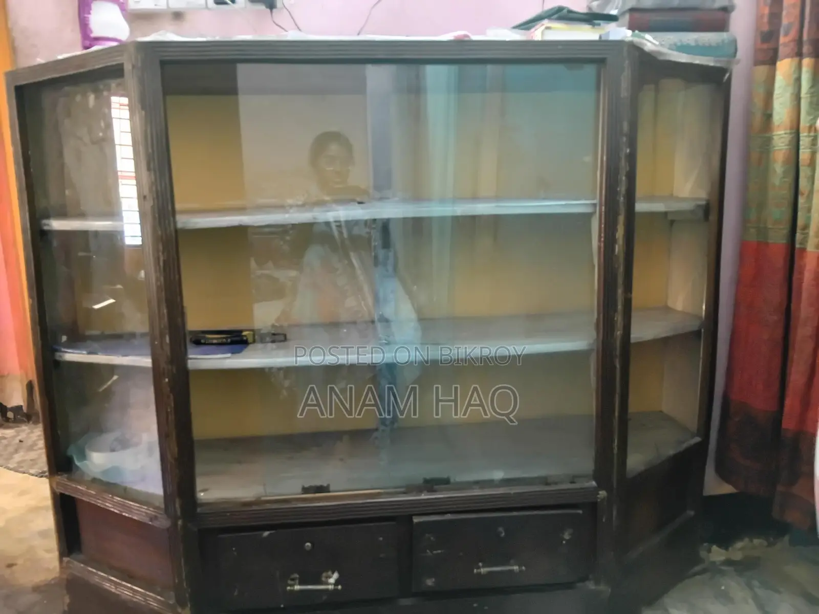 Teak Wood Showcase for Sale