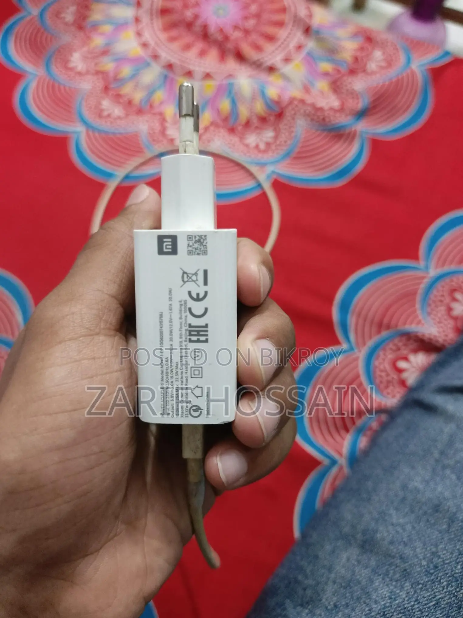 Redmi Note 9 Original Charger For Sale
