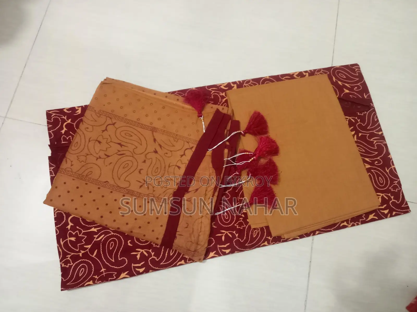সুতির থ্রি পিস