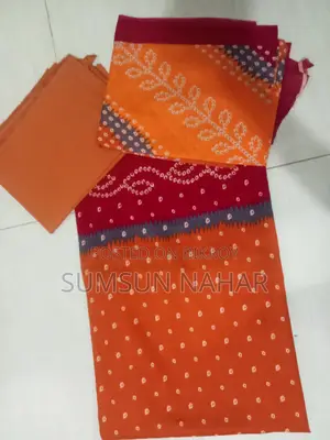 সুতির থ্রি পিস