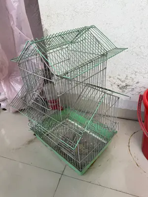 পাখির খাচার সাথে পানির পট ফ্রি