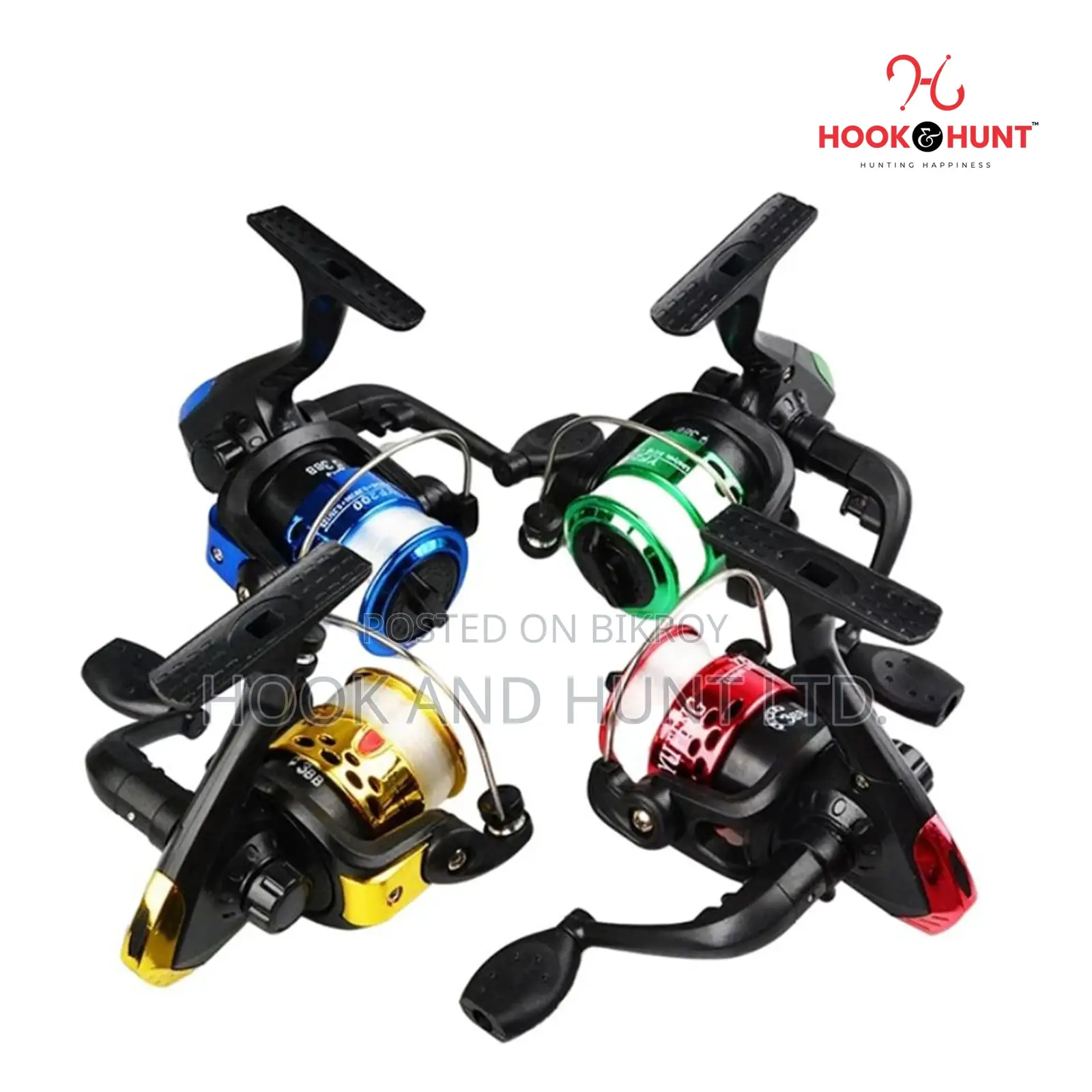 Mini Ice Fishing Reel 50m Lightweight Nylon Spinning