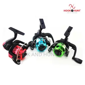 Mini Ice Fishing Reel 50m Lightweight Nylon Spinning