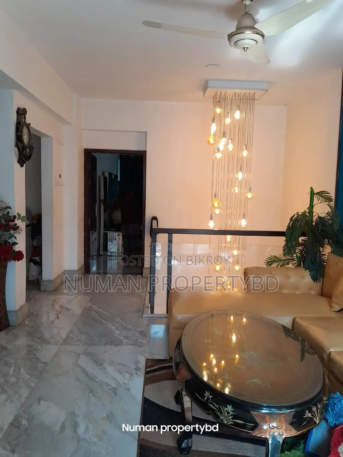 South-facing 4400 sq ft duplex 5 bedroom luxurious semi-furnished flat for rent