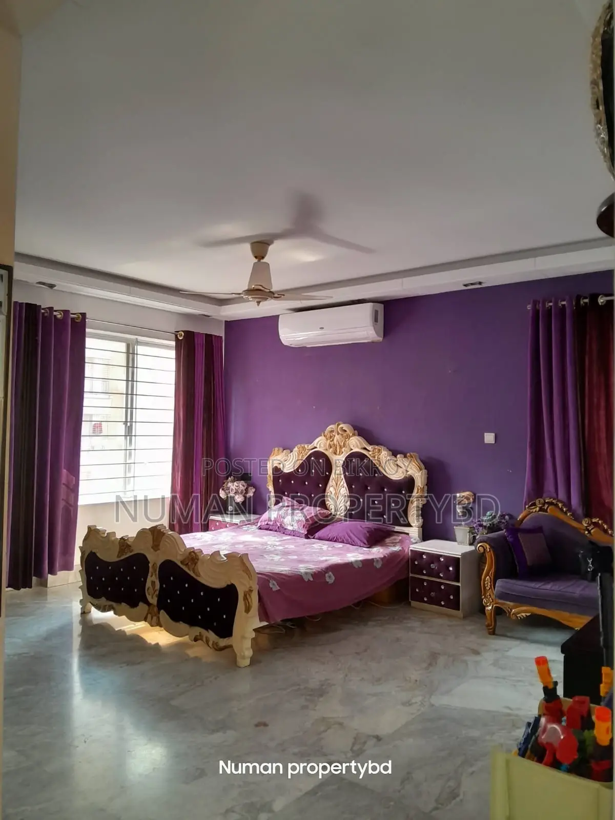 South-facing 4400 sq ft duplex 5 bedroom luxurious semi-furnished flat for rent